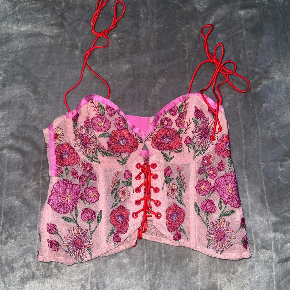 For Love & Lemons Kaylee Bustier Top